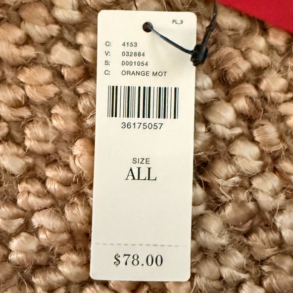 NWT Anthropologie, Wool-blend Scarf, Multi-color, GIFTABLE! - Picture 4 of 7